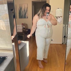 Striped Jumpsuit
